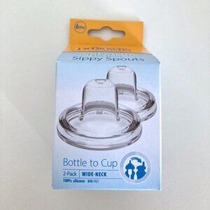 free with purchase - NIB Dr Brown's Wide Neck Baby Bottle Sippy Spouts